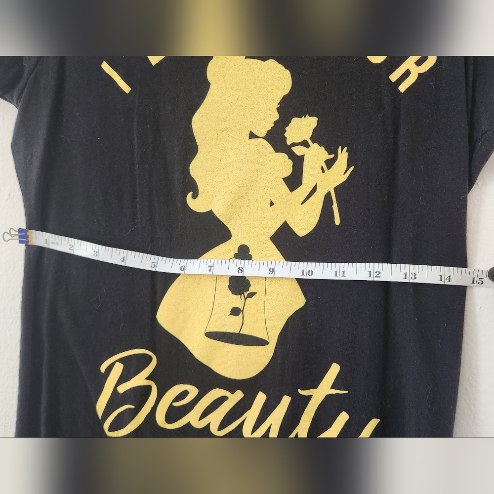 Disney Black Beauty and The Beast I'll Be Your Beauty Girls T-Shirt Size Small - Picture 11 of 11